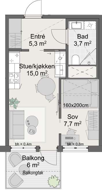 Plantegning 1